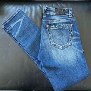 Buckle Black skinny jeans